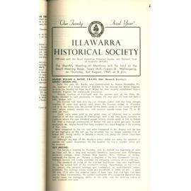 Illawarra Historical Society Bulletin July 1967