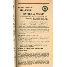 Illawarra Historical Society Bulletin June 1968