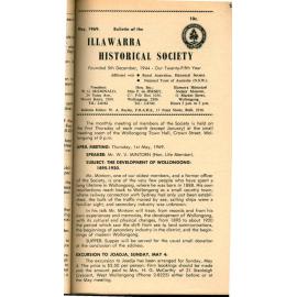 Illawarra Historical Society Bulletin May 1969