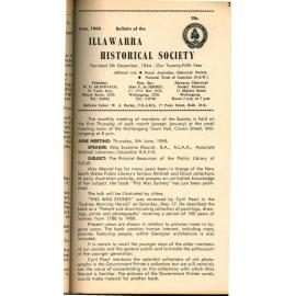 Illawarra Historical Society Bulletin June 1969