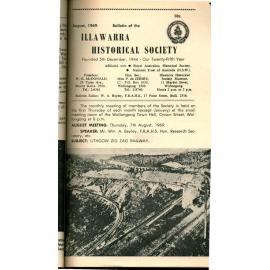 Illawarra Historical Society Bulletin August 1969