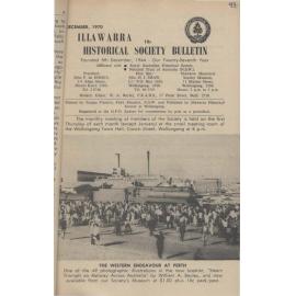 Illawarra Historical Society Bulletin December 1970