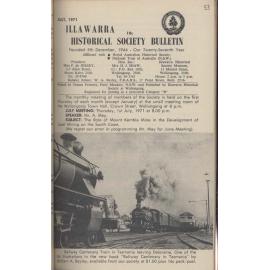 Illawarra Historical Society Bulletin July 1971