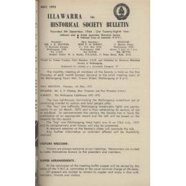 Illawarra Historical Society Bulletin May 1972