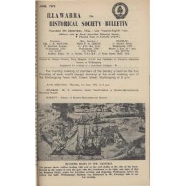 Illawarra Historical Society Bulletin June 1972