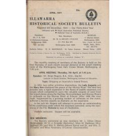 Illawarra Historical Society Bulletin April 1977