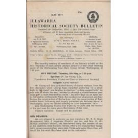 Illawarra Historical Society Bulletin May 1977