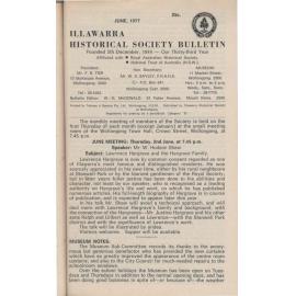 Illawarra Historical Society Bulletin June 1977