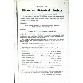 Illawarra Historical Society Bulletin February 1946