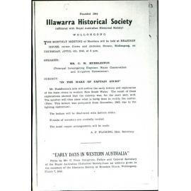 Illawarra Historical Society Bulletin March 1946