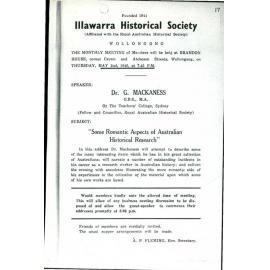 Illawarra Historical Society Bulletin April 1946
