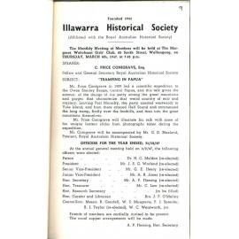 Illawarra Historical Society Bulletin February 1947