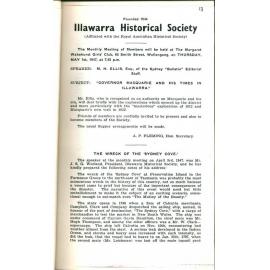 Illawarra Historical Society Bulletin April 1947