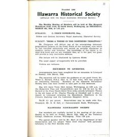 Illawarra Historical Society Bulletin February 1948