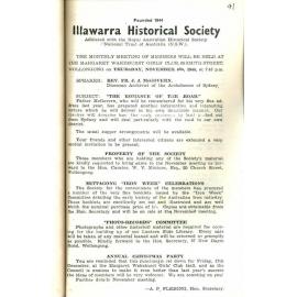 Illawarra Historical Society Bulletin October 1948