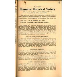 Illawarra Historical Society Bulletin September 1949