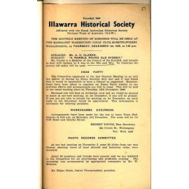 Illawarra Historical Society Bulletin November 1949