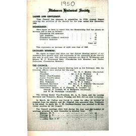 5th Annual Report of the Illawarra Historical Society 1949