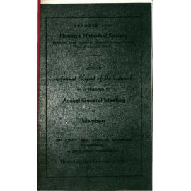 6th Annual Report of the Illawarra Historical Society 1950