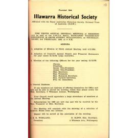 Illawarra Historical Society Bulletin January 1955