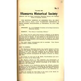Illawarra Historical Society Bulletin June 1955