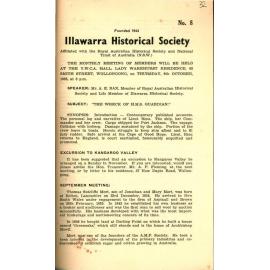 Illawarra Historical Society Bulletin September 1955