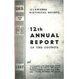 12th Annual Report of the Illawarra Historical Society 1956