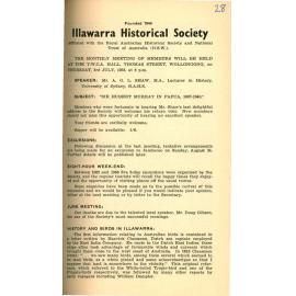 Illawarra Historical Society Bulletin June 1958