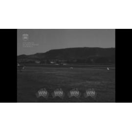 Small planes landing at regional airport