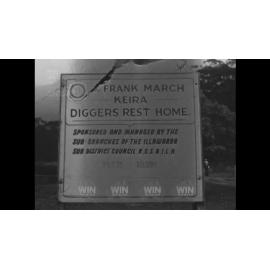 Clearing foliage at the Frank March Keira Diggers Rest Home