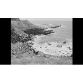 Work progresses on closed coastal road at Coalcliff