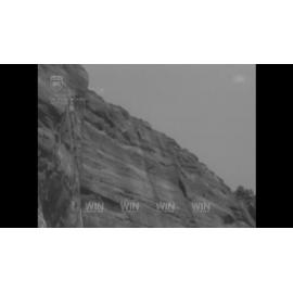 Continued work to reopen the coast road at Coalcliff