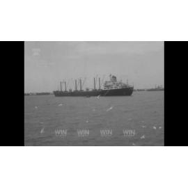 Multiple ships in Port Kembla harbour