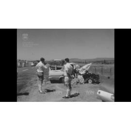 Fatal head-on crash between a truck and a car