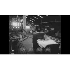 Metal workshop without striking workers