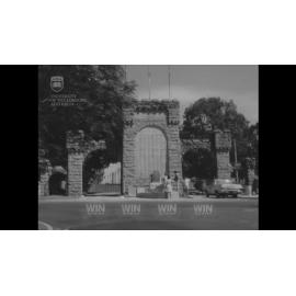 Working with a sandstone memorial