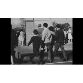 Queues for Wollongong Lions Rummage Sale