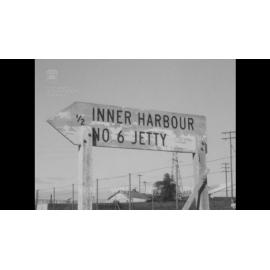 Footage of Port Kembla Inner Harbour's Number 6 Jetty
