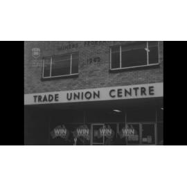 Anti War protesters arrive at Wollongong Trade Union Centre
