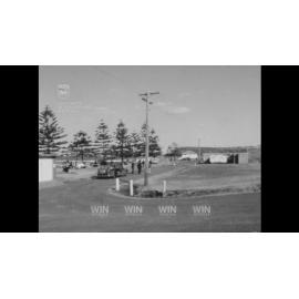 Firefighting training at a beach