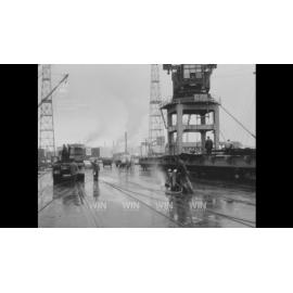 Work being carried out on No.6 Jetty at Port Kembla