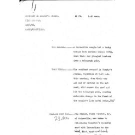 WIN News Anchor Script 16 August 1968