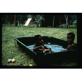Handicapped boys playing at Ryde/Cheshire home