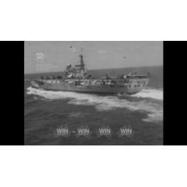 RAN aircraft carrier in action