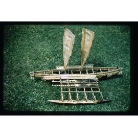 Model canoe