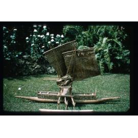 Model canoe