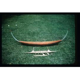 Model canoe