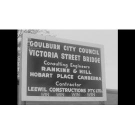 Construction of Goulburn's Victoria Street bridge commences