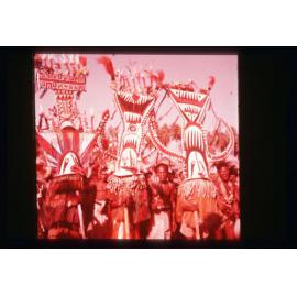 Costumed dancers