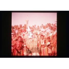 Costumed dancers